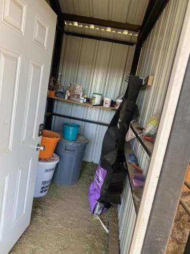 Dedicated Tack Room and Supplies for Quarantine Center